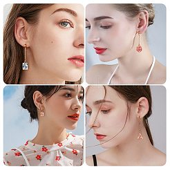 DIY Gemstone Dangle Earring Making Kits&nbsp;DIY-SZ0008-72