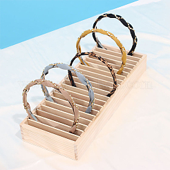 20-Slot Head Band Adjustable Dividers Boxes&nbsp;ODIS-WH0099-257