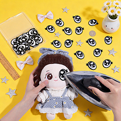 20 Pairs Felt Computerized Embroidery Iron on Sew on Patches&nbsp;PATC-PH0001-96