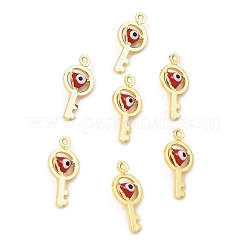 Brass with Enamel Pendants&nbsp;KK-K337-05G