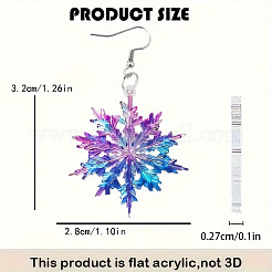Acrylic Dangle Earrings&nbsp;FS-WG809FC-01
