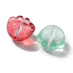 35Pcs Transparent Spray Painted Glass Beads&nbsp;GLAA-YW0001-72