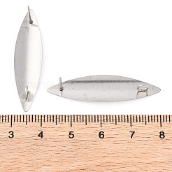 304 Stainless Steel Studs Earring Findings&nbsp;STAS-H226-05P