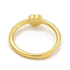 Heart Natural Carnelian Adjustable Rings&nbsp;RJEW-Q818-02G-01