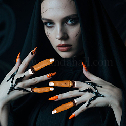10Pcs Plastic Nail Care Decoration&nbsp;FEPA-GF0001-05A