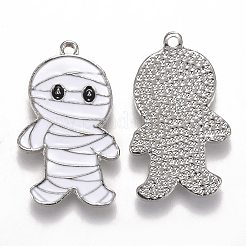 Halloween Theme Alloy Enamel Pendants&nbsp;ENAM-J649-09P