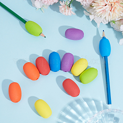 12Pcs 6 Colors EVA Pencil Grips for Kids&nbsp;AJEW-GF0014-42