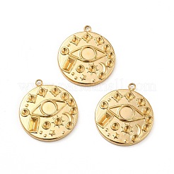 Ion Plating(IP) 304 Stainless Steel Pendant Rhinestone Settings&nbsp;STAS-P312-16G
