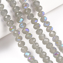 Electroplate Glass Beads Strands&nbsp;X-EGLA-A034-J8mm-L09