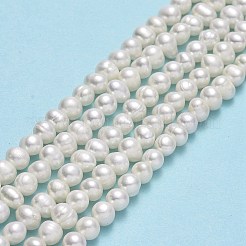 Natural Cultured Freshwater Pearl Beads Strands&nbsp;PEAR-F018-15-01-X