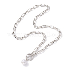Imitation Pearl Beads Pendant Necklaces&nbsp;NJEW-JN04732-02