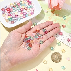 120Pcs 8 Colors Spray Painted Glass Beads&nbsp;GLAA-YW0003-62