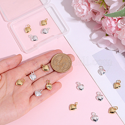 16Pcs 2 Colors Brass Pendants&nbsp;KK-GO0002-35