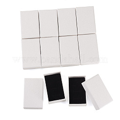 Litchi Textured Paper Jewelry Ring Earrings Storage Boxes&nbsp;CON-TAC0001-22B
