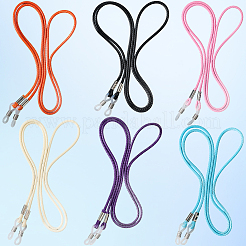 6Pcs 6 Colors Waxed Cord Eyeglasses Chains&nbsp;AJEW-CN0004-79C
