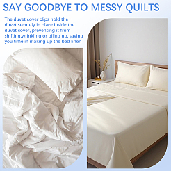 30 Pairs Cotton Duvet Holder Anti-Run Buckle&nbsp;AJEW-SP0004-50
