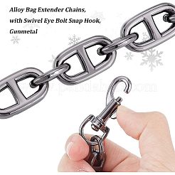 Alloy Bag Extender Chains&nbsp;LS-DIY-WH0304-427B