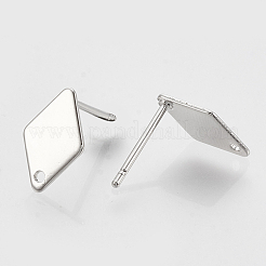 Brass Stud Earring Findings&nbsp;KK-N186-60P