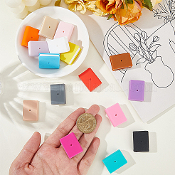 16Pcs 16 Colors Book Food Grade Silicone Beads&nbsp;SIL-PA0001-18