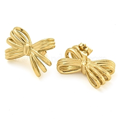 Ion Plating(IP) 304 Stainless Steel Stud Earrings for Women&nbsp;EJEW-S227-33G