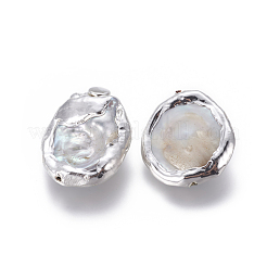 Natural Baroque Pearl Cultured Freshwater Pearl Beads&nbsp;PEAR-F011-27S