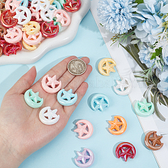 50Pcs Opaque Acrylic Beads&nbsp;OACR-PA0002-22