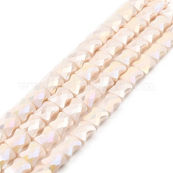 AB Color Plate Glass Beads Strands&nbsp;EGLA-P051-06A-B03