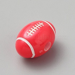 Opaque Acrylic European Beads&nbsp;SACR-CJC0001-34B