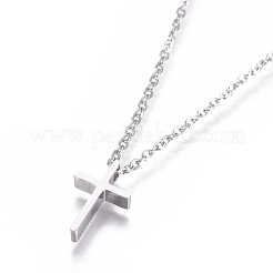 Non-Tarnish 304 Stainless Steel Pendant Necklaces&nbsp;NJEW-F274-03P-A