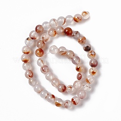 Natural Dendritic Agate Beads Strands&nbsp;G-C011-01A