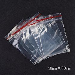 Plastic Resealable Packaging Bags&nbsp;OPP-G001-D-4x6cm