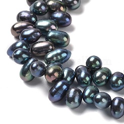 Natural Cultured Freshwater Pearl Beads Strands&nbsp;PEAR-J007-87