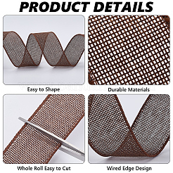 Burlap Ribbons For Craft Making&nbsp;OCOR-WH20012-22B