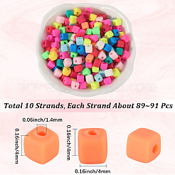 10 Strands Handmade Polymer Clay Beads Strands&nbsp;CLAY-SC0002-49