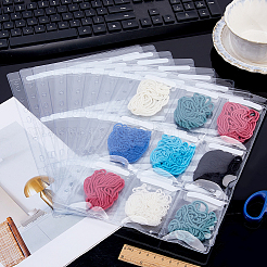 9-compartment PVC Sample Bags&nbsp;AJEW-WH0871-06A