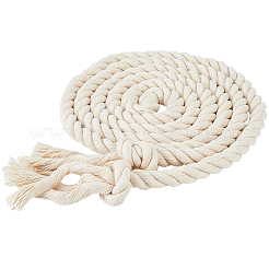 1Pc Handmade Cotton Linen Rope Tie Knot Waist Bands&nbsp;AJEW-CP0011-14B