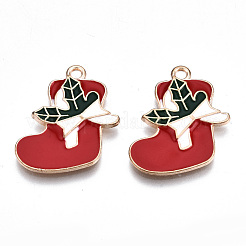 Alloy Enamel Pendants&nbsp;X-ENAM-Q442-038-RS