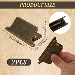 2Pcs Alloy Clips&nbsp;AJEW-CP0011-62