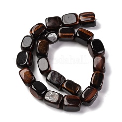Natural Red Tiger Eye Dyed & Heated Beads Strands&nbsp;G-H040-A01-01