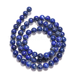 Natural Lapis Lazuli Beads Strands&nbsp;G-G423-6mm-AB
