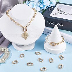 18Pcs Alloy Spring Gate Rings&nbsp;FIND-SP0001-42