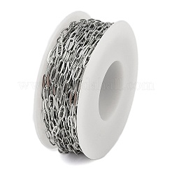 Non-Tarnish 304 Stainless Steel Link Chains&nbsp;CHS-A013-08P