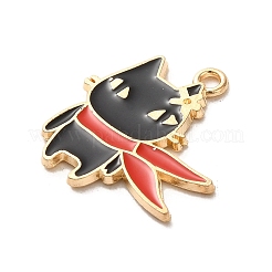 Alloy Enamel Pendants&nbsp;ENAM-E064-08KCG