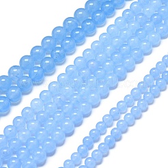Natural Malaysia Jade Beads Strands&nbsp;G-L645-C01-4mm-21