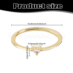 1Pc Brass Finger Rings&nbsp;RJEW-LP0003-53