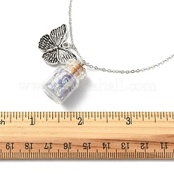 Butterfly Alloy Pendant Necklace&nbsp;NJEW-FZ00020