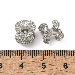 Brass Clear Cubic Zirconia Beads&nbsp;KK-D228-18P