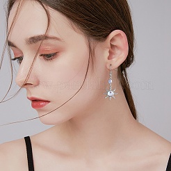 4Pcs 2 Colors Glass Pendants&nbsp;GLAA-SZ0001-91
