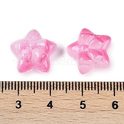 Transparent Spray Paint Glass Beads&nbsp;GLAA-H035-02C