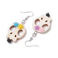 Brass Dangle Earrings&nbsp;EJEW-JE06040